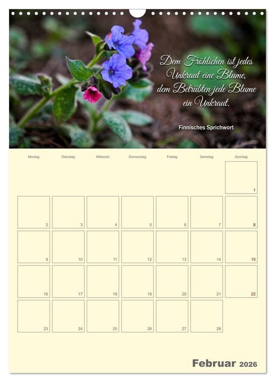 Produktbild: Gartenliebe (Wandkalender 2026 DIN A3 hoch), CALVENDO Monatskalender