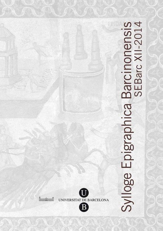 Produktbild: Sylloge Epigraphica Barcinonensis : SEBarc XII-2014