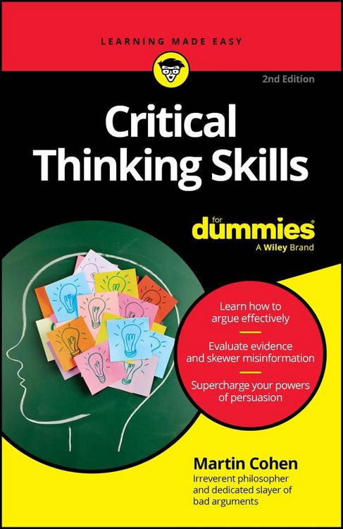 Produktbild: Critical Thinking Skills For Dummies