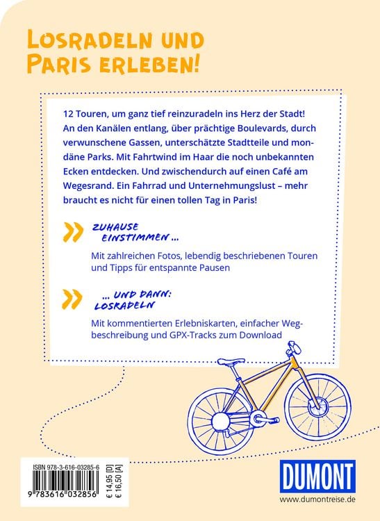 Produktbild: DUMONT Cityradeln Paris mit dem Rad