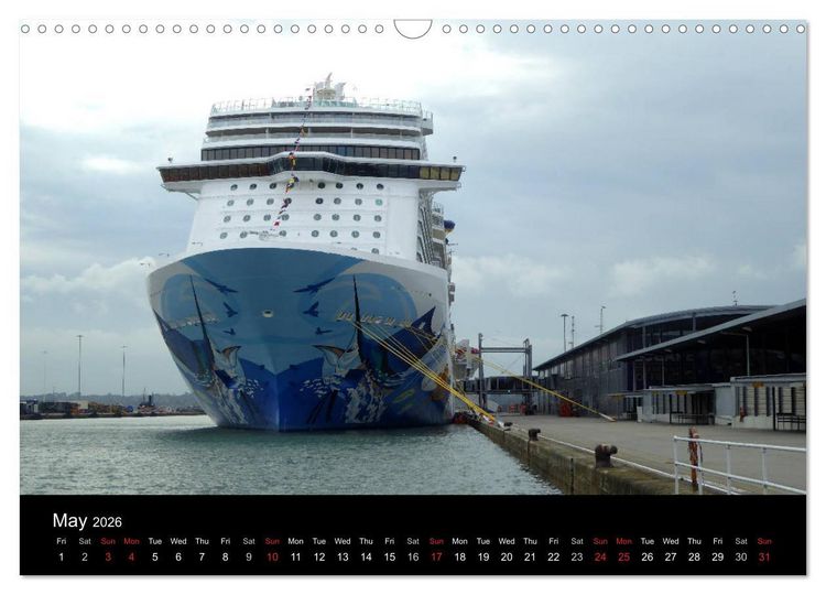 Produktbild: Cruise Southampton (Wall Calendar 2026 DIN A3 landscape), CALVENDO 12 Month Wall Calendar