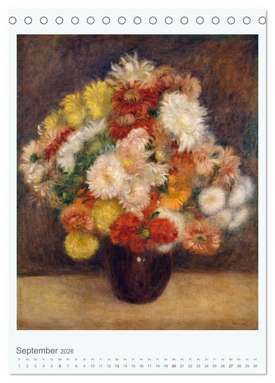 Produktbild: Blumenstr&auml;u&szlig;e - Bl&uuml;tenpracht und Blumenfreuden (Tischkalender 2026 DIN A5 hoch), CALVENDO Monatskalender