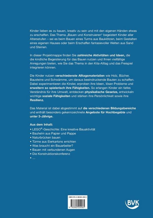 Produktbild: Kita aktiv Projektmappe Bauen und Konstruieren