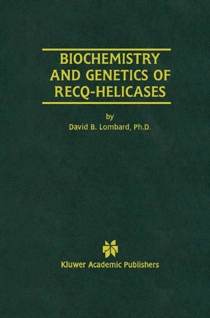 Produktbild: Biochemistry and Genetics of Recq-Helicases