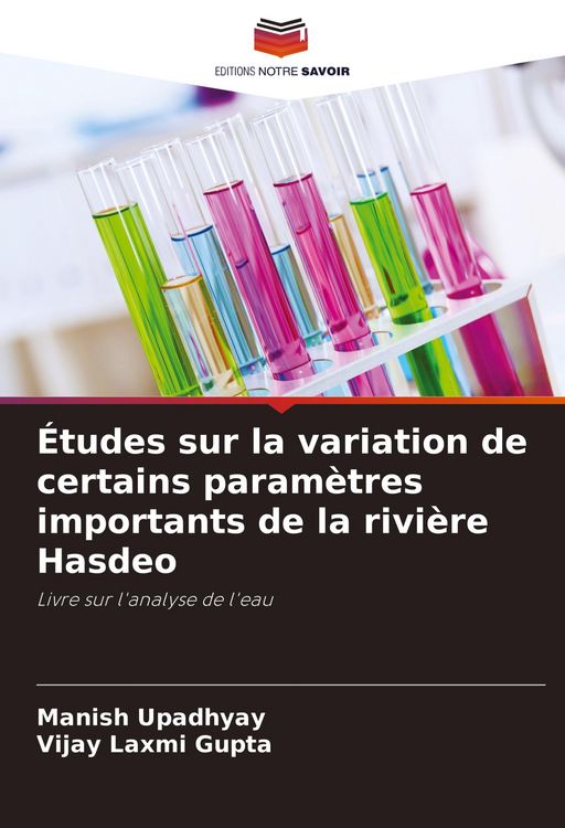 Produktbild: &Eacute;tudes sur la variation de certains param&egrave;tres importants de la rivi&egrave;re Hasdeo