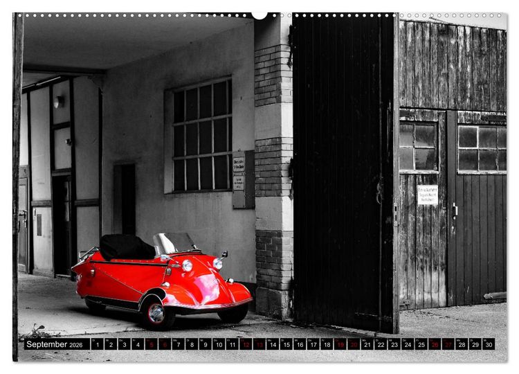 Produktbild: Historische Kleinwagen Made in Germany ART GALERIE (hochwertiger Premium Wandkalender 2026 DIN A2 quer), Kunstdruck in Hochglanz
