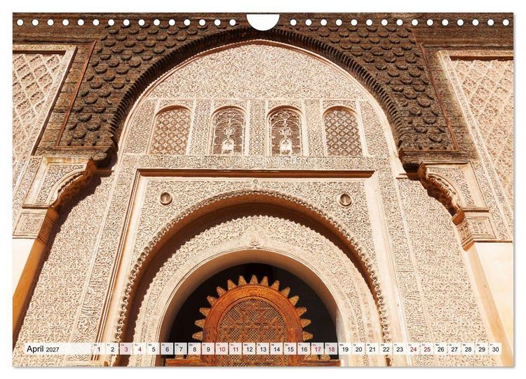 Produktbild: Marrakesch - Perle des S&uuml;dens (Wandkalender 2027 DIN A4 quer), CALVENDO Monatskalender