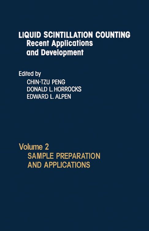 Produktbild: Liquid Scintillation Counting Recent Applications and Development