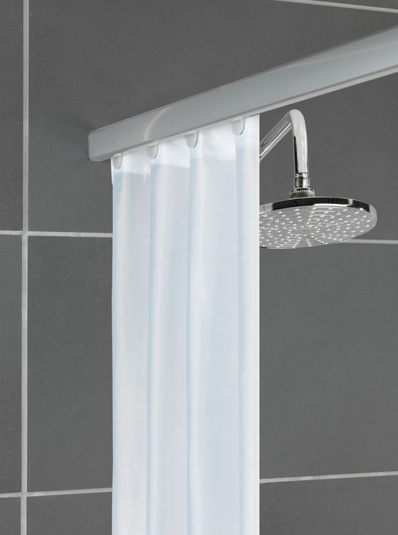 Produktbild: Teleskop-Duschschiene Mod. Era Chrom 75-125 cm, f&uuml;r Duschvorh&auml;nge