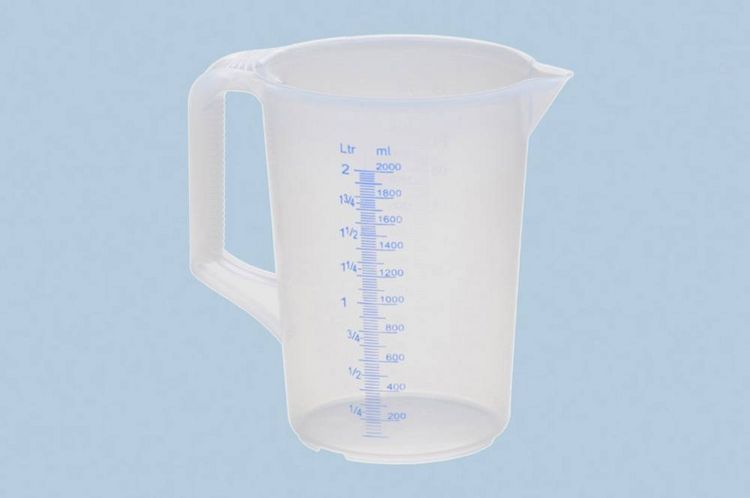 Produktbild: H&uuml;nersdorff 937000 Messbecher 2000ml Kunststoff