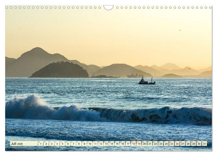 Produktbild: An Rio's Str&auml;nden (Wandkalender 2026 DIN A3 quer), CALVENDO Monatskalender
