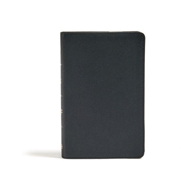 Produktbild: CSB Personal Size Bible, Black Genuine Leather