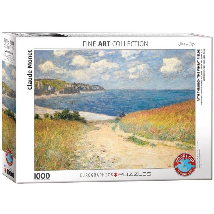 Produktbild: Strandweg zwischen Weizenfeldern von Claude Monet 1000 Teile