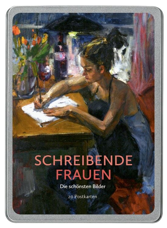 Produktbild: Schreibende Frauen Postkarten VE 20