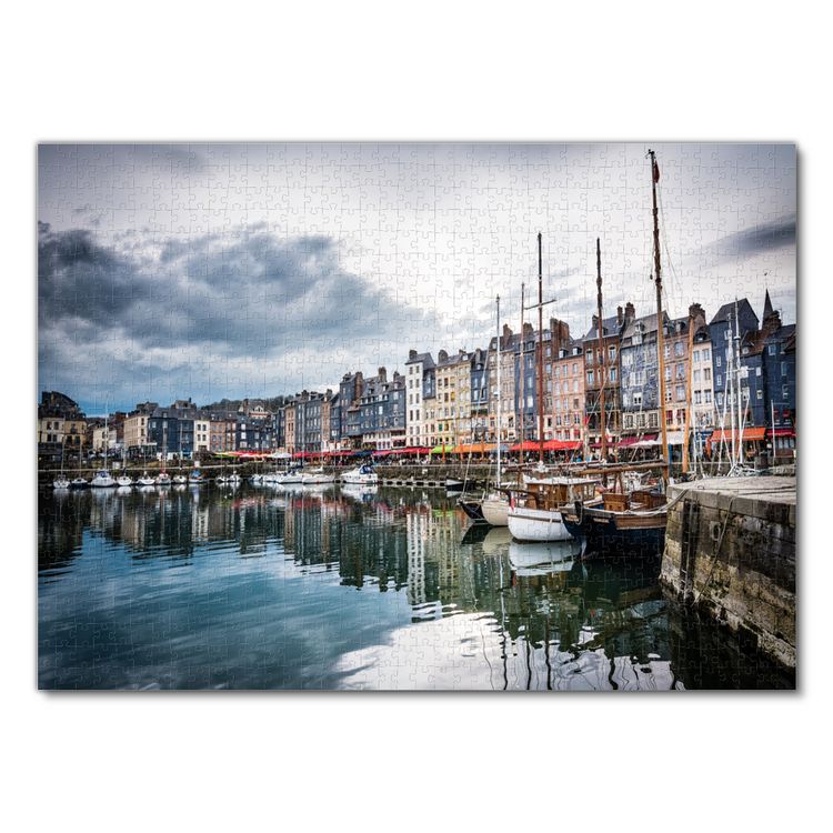 Lais Puzzle Honfleur Normandie – 1000 Teile, Brillanter Druck, Hochwertige Stanzung