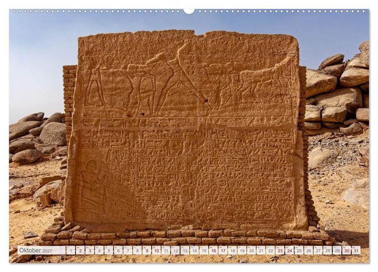 Produktbild: Monumente der Ewigkeit - von Wesiren bis zu C&auml;saren in &Auml;gypten (Wandkalender 2027 DIN A2 quer), CALVENDO Monatskalender