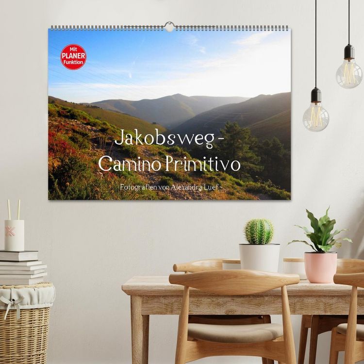 Produktbild: Jakobsweg - Camino Primitivo (Wandkalender 2027 DIN A2 quer), CALVENDO Monatskalender