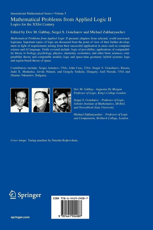 Produktbild: Mathematical Problems from Applied Logic II