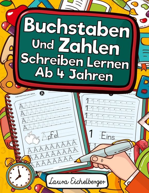 Produktbild: Buchstaben Und Zahlen Schreiben Lernen Ab 4 Jahren