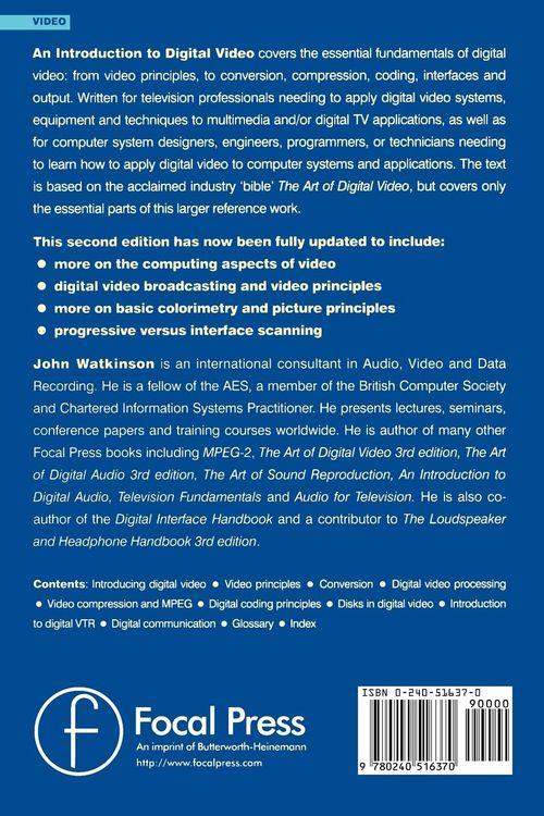 Produktbild: Introduction to Digital Video