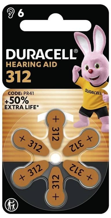 Produktbild: Knopfzelle H&ouml;rger&auml;t 312/PR41