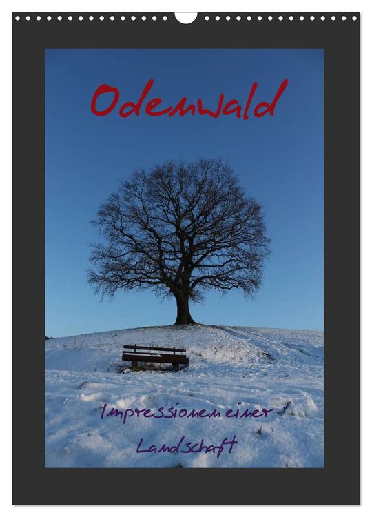 Produktbild: Odenwald - Impressionen einer Landschaft (Wandkalender 2026 DIN A3 hoch), CALVENDO Monatskalender