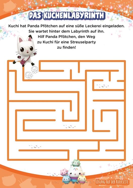 Produktbild: Gabby's Dollhouse: Mein magischer Mal- und Rätselblock