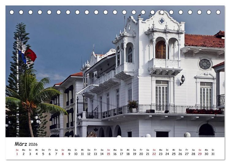 Produktbild: Panama - Finanzwelt und Naturparadies (Tischkalender 2026 DIN A5 quer), CALVENDO Monatskalender