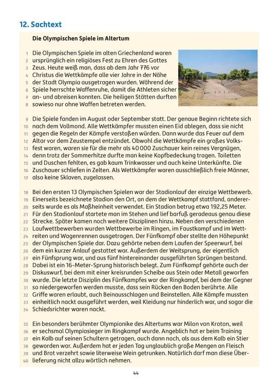 Produktbild: &Uuml;bungsheft mit Lesetests in Deutsch 4. Klasse