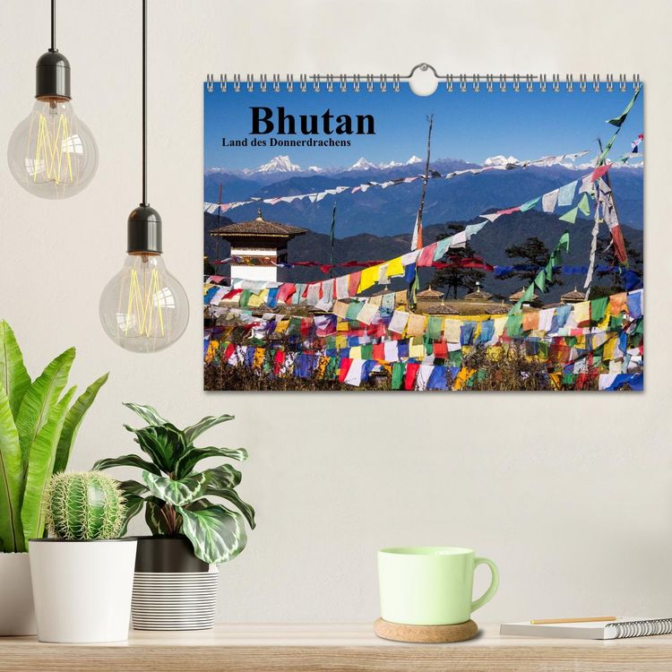 Produktbild: Bhutan 2026 - Land des Donnerdrachens (Wandkalender 2026 DIN A4 quer), CALVENDO Monatskalender