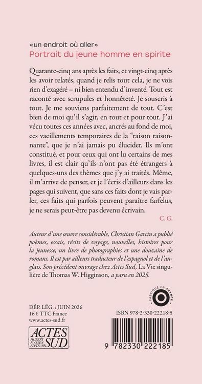 Produktbild: Portrait du jeune homme en spirite : r&eacute;cit