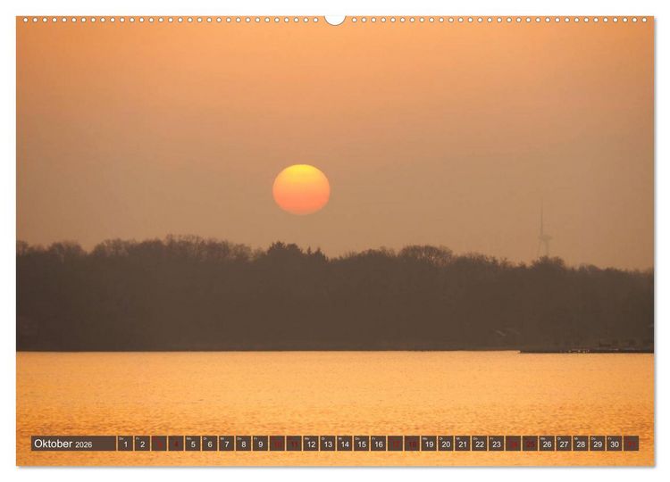 Produktbild: Zwischenahner Meer Momentaufnahmen (Wandkalender 2026 DIN A2 quer), CALVENDO Monatskalender