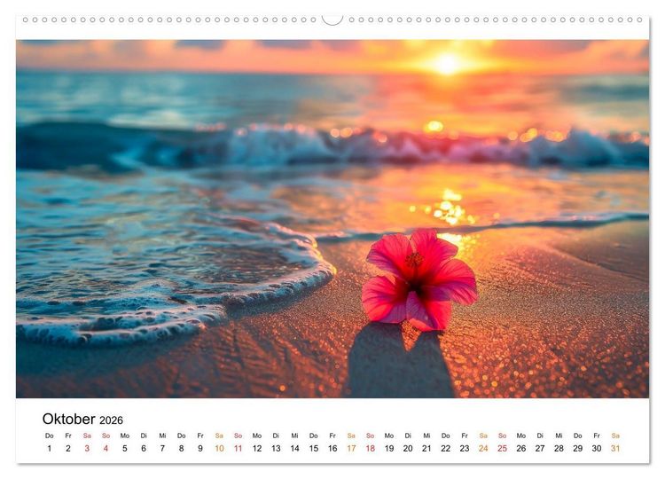 Produktbild: Mein Strand - ein Traum (hochwertiger Premium Wandkalender 2026 DIN A2 quer), Kunstdruck in Hochglanz