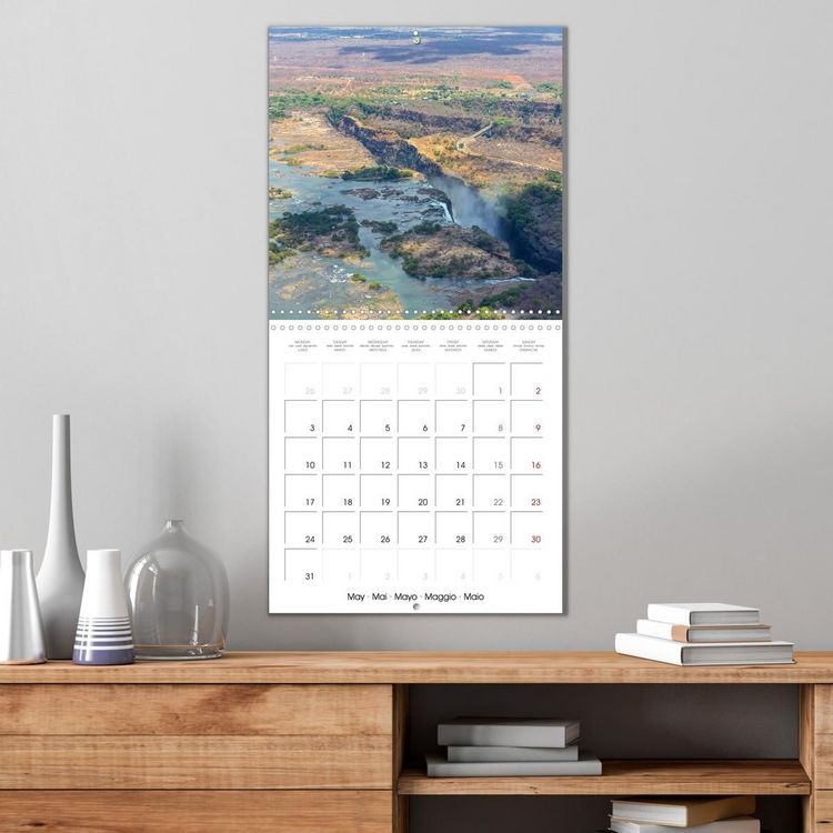 Produktbild: Victoria Falls natural wonders on the Zambezi (Wall Calendar 2027 12 &times; 12 Inch) CALVENDO 12 Month Wall Calendar