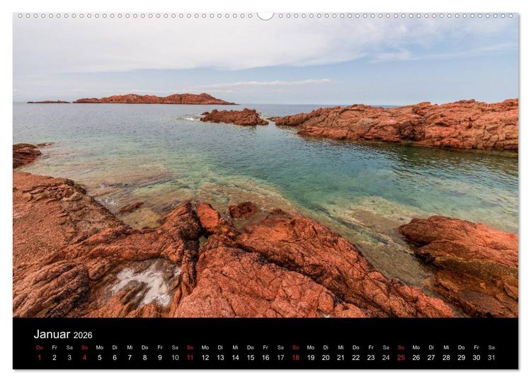 Produktbild: Sardinien - die sch&ouml;nsten Emotionen der Insel (hochwertiger Premium Wandkalender 2026 DIN A2 quer), Kunstdruck in Hochglanz