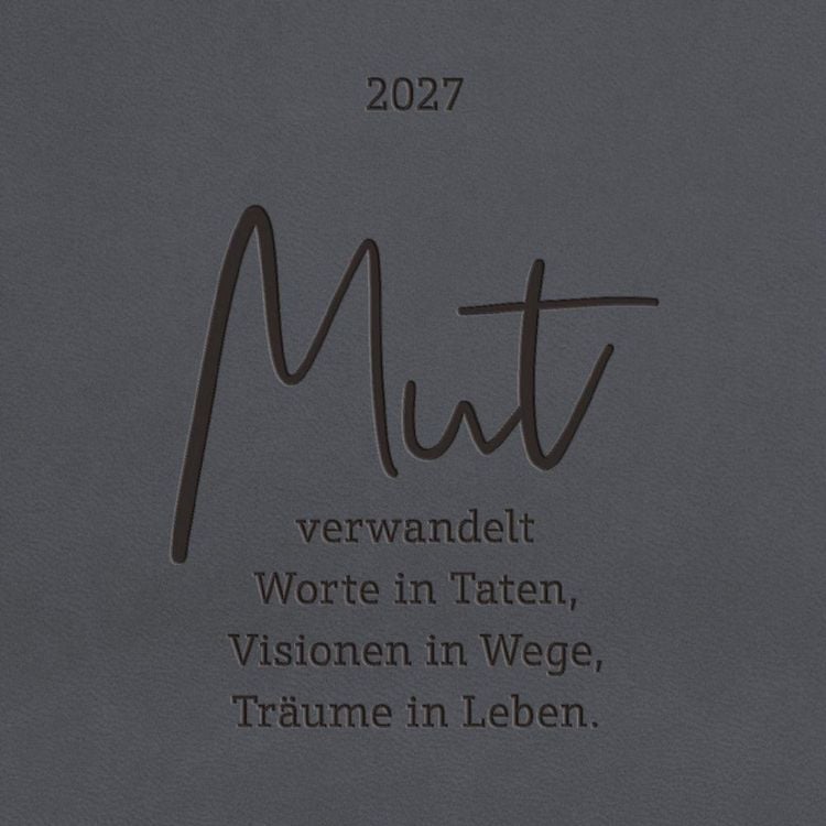 Produktbild: Terminplaner Lederlook 2027 Schwarz