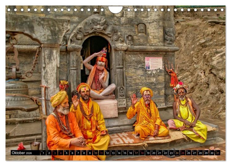 Produktbild: Nepal - das Dach der Welt (Wandkalender 2026 DIN A4 quer), CALVENDO Monatskalender