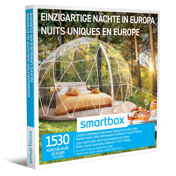 Produktbild: Smartbox - Einzigartige N&auml;chte in Europa