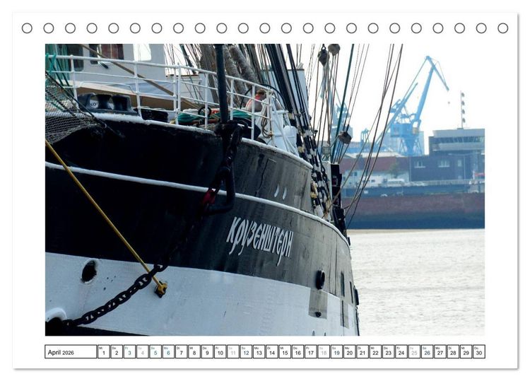 Produktbild: Segelspektakel in Bremerhaven. Die Sail (Tischkalender 2026 DIN A5 quer), CALVENDO Monatskalender