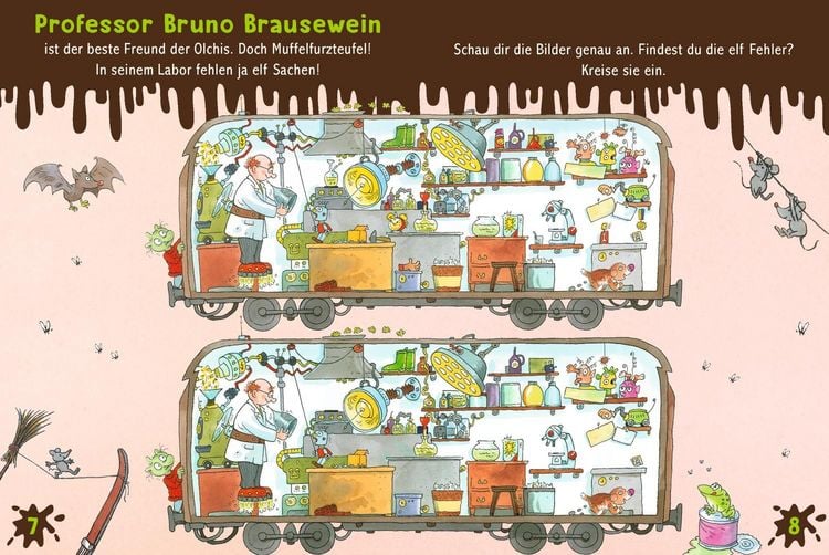 Produktbild: Die Olchis. Puzzle im Buch. 100 Teile