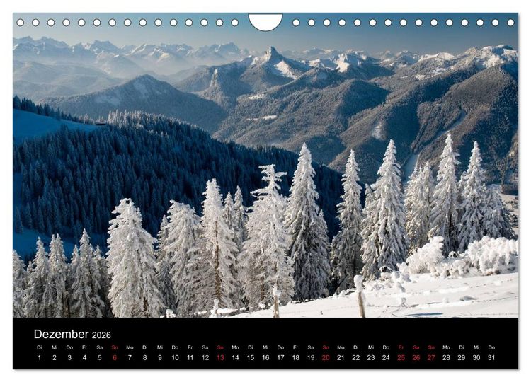 Produktbild: Berge, T&auml;ler & Seen (Wandkalender 2026 DIN A4 quer), CALVENDO Monatskalender