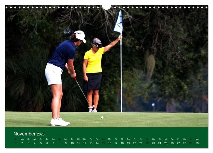 Produktbild: Golf Sport (Wandkalender 2026 DIN A3 quer), CALVENDO Monatskalender