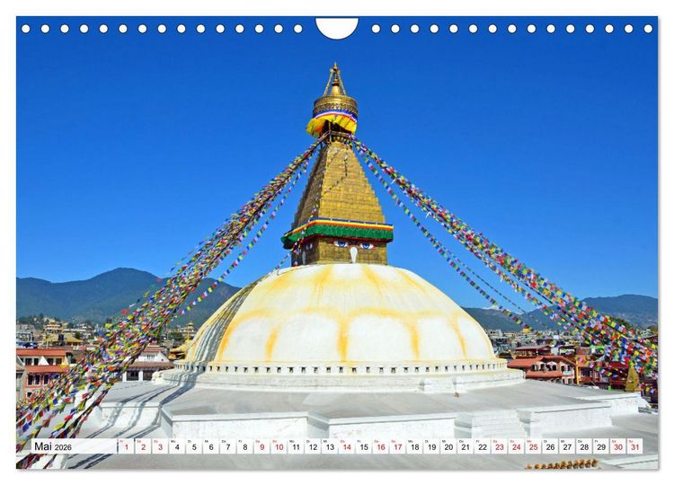 Produktbild: Im Kathmandutal (Wandkalender 2026 DIN A4 quer), CALVENDO Monatskalender