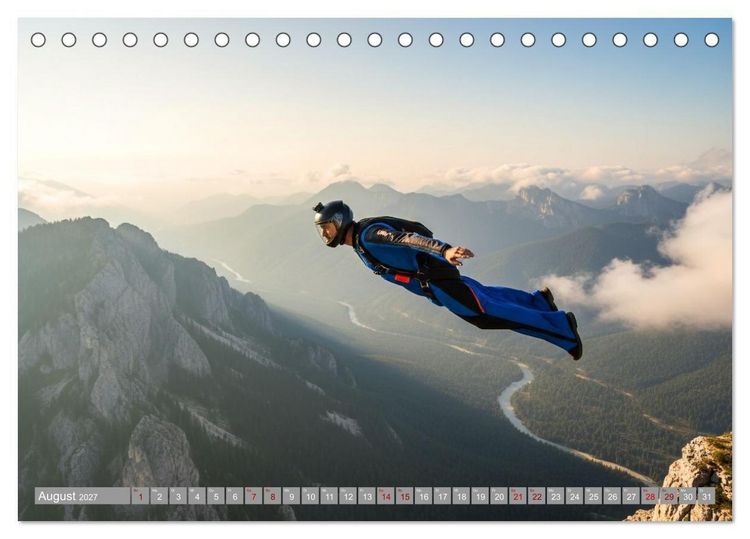 Produktbild: Luftspr&uuml;nge riskieren (Tischkalender 2027 DIN A5 quer), CALVENDO Monatskalender