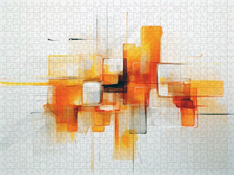 Produktbild: CALVENDO Puzzle Matrix der Formen | 1000 Teile Lege-Gr&ouml;&szlig;e 64x48cm Foto-Puzzle f&uuml;r gl&uuml;ckliche Stunden