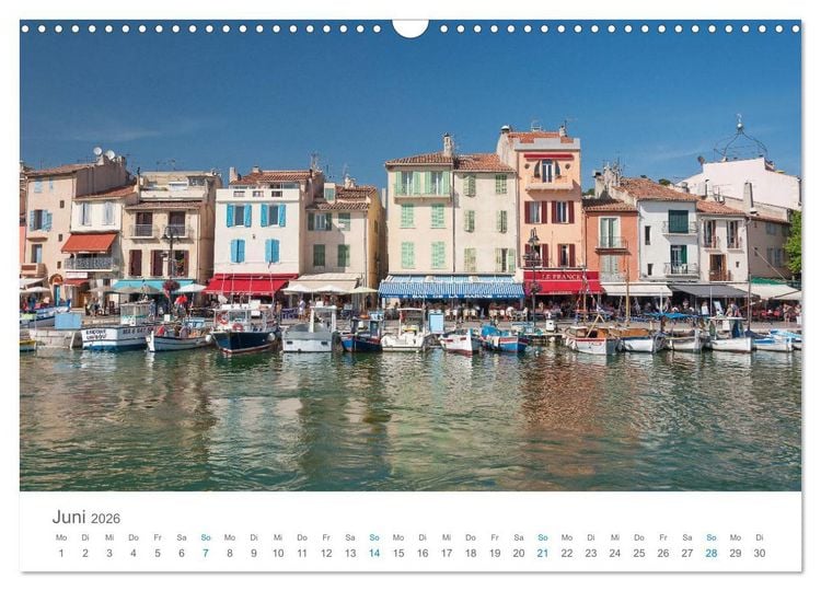 Produktbild: Cassis und die Calanques (Wandkalender 2026 DIN A3 quer), CALVENDO Monatskalender