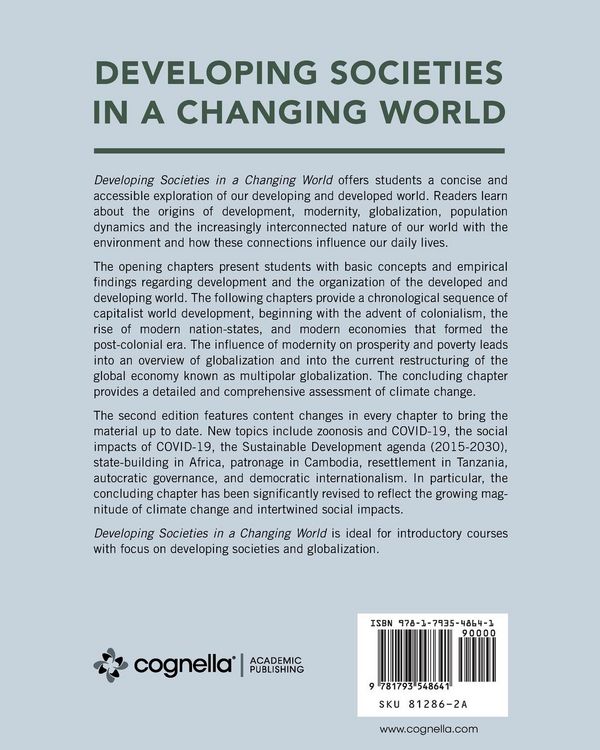 Produktbild: Developing Societies in a Changing World