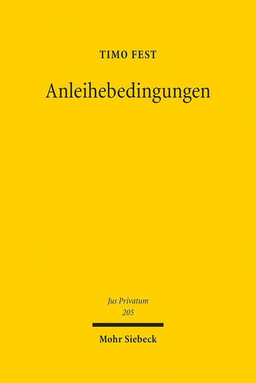 Produktbild: Anleihebedingungen