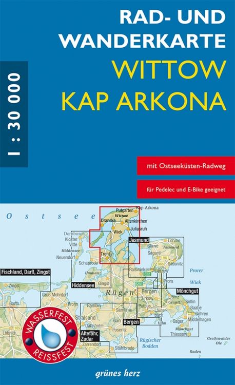 Produktbild: Rad- und Wanderkarte Wittow, Kap Arkona