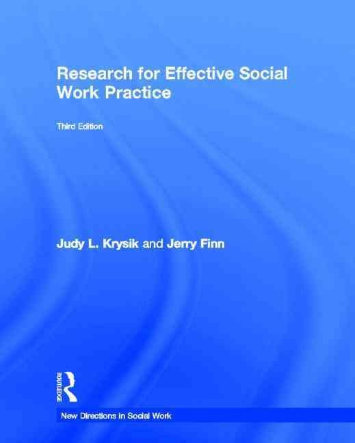 Produktbild: Research for Effective Social Work Practice